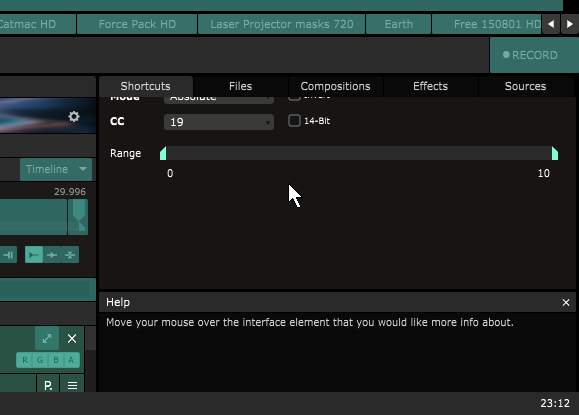 Resolume 03 - MIDI Mapping - No scroll bar, wasted space.png