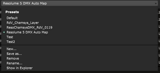 What Resolume is showing to me...
