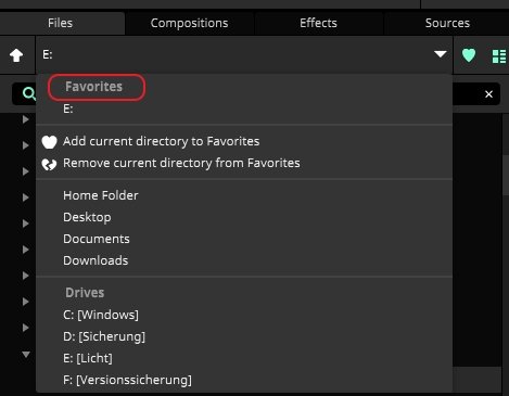 Favorites folder is greyed out.jpg