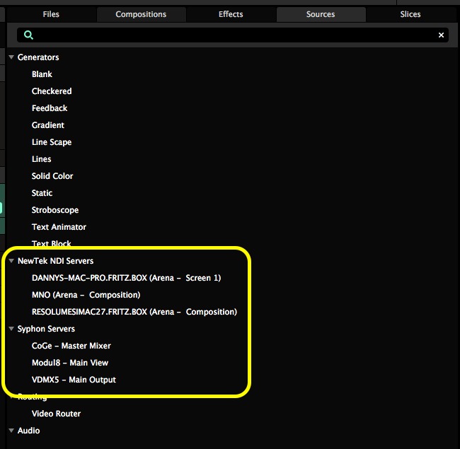 Ndi Inputs And Outputs Resolume Vj Software