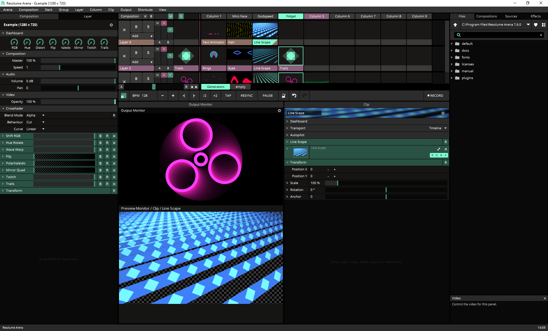 Interface Layouts Resolume