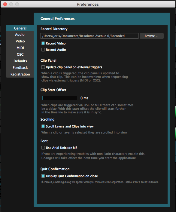 resolume 5 how to change panel layout