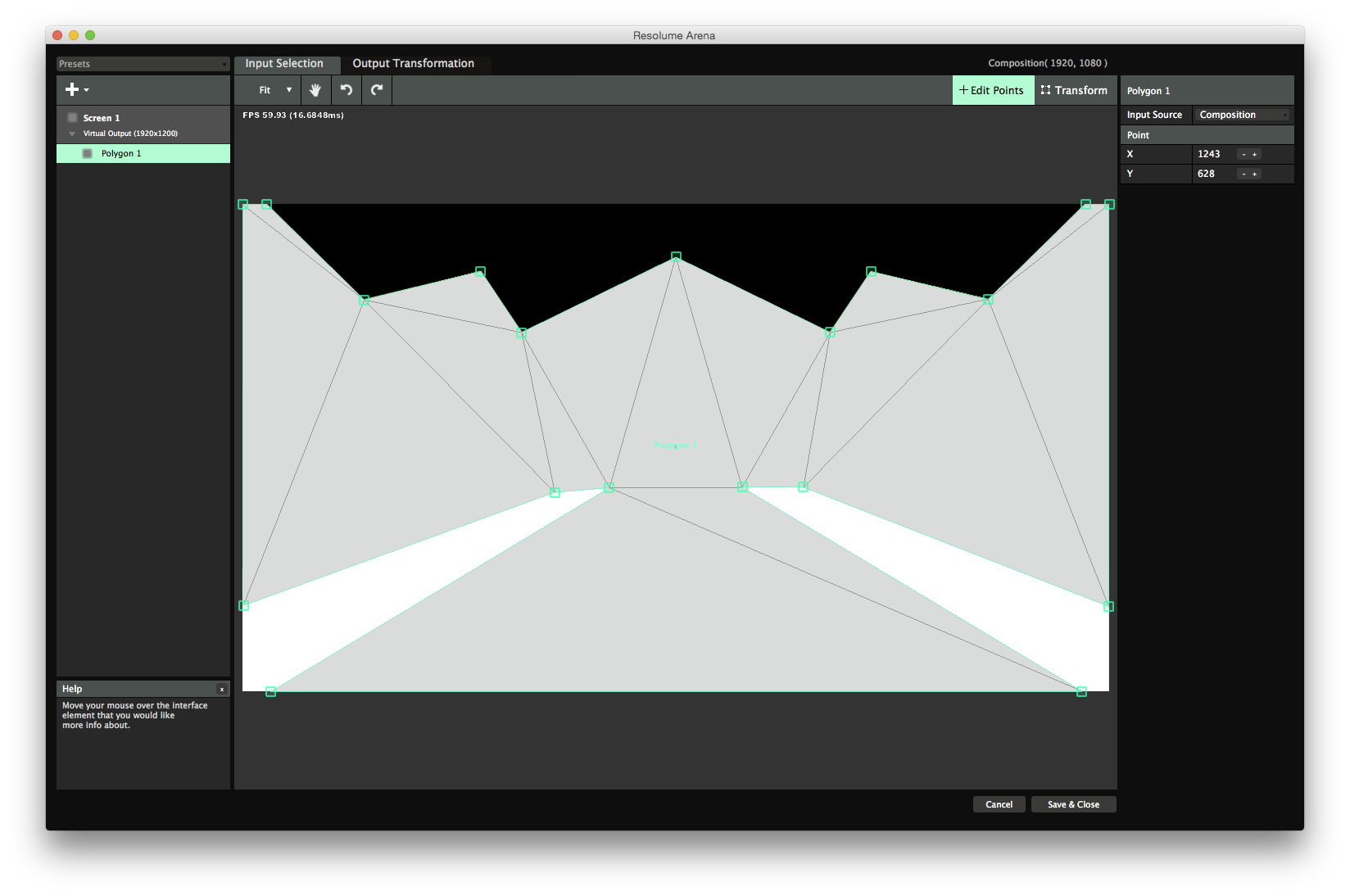 resolume arena 5 polygon for output selection resolume arena 5 polygon for output selection