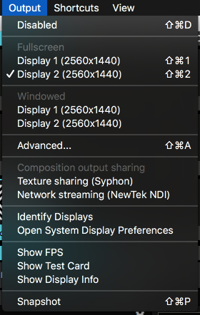 Shortcut untuk menuju ke layar composition settings adalah