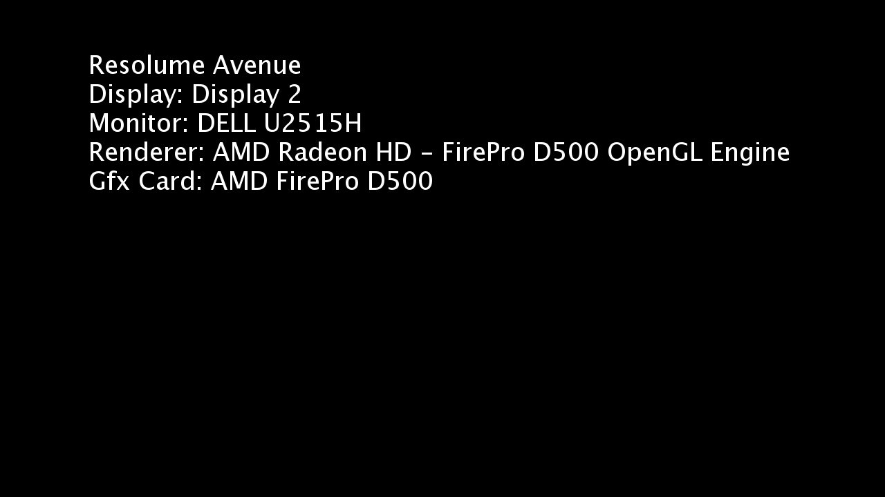 resolume arena 5 no output resolume arena 5 no output